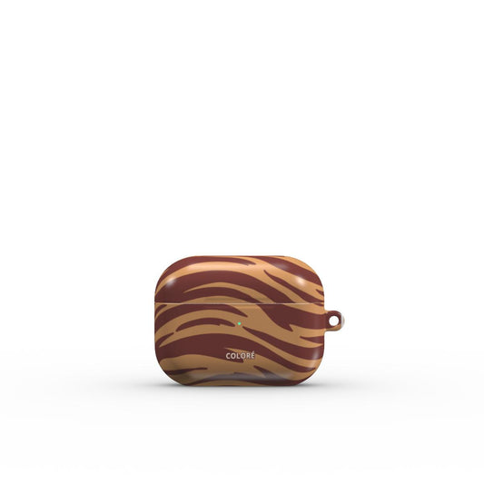 Tiger Tones - Camel & Castanho - Capa para Airpods