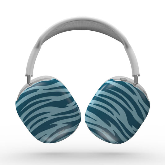 Tiger Tones - Azul - Capa Resistente para Apple AirPods Max
