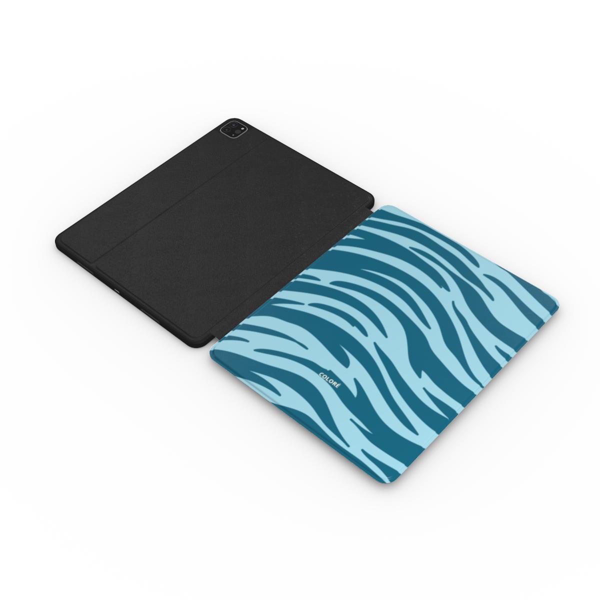 Tiger Tones - Blue - Apple iPad Case