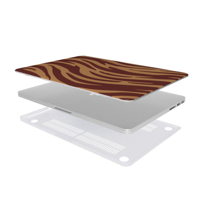 Tiger Tones - Camel & Castanho - Capa para MacBook
