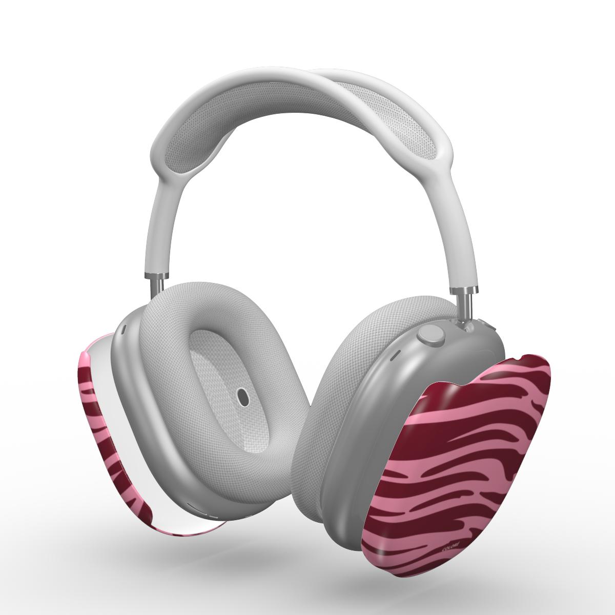Tiger Tones - Burgundy & Pink - Apple AirPods Max Tough Case