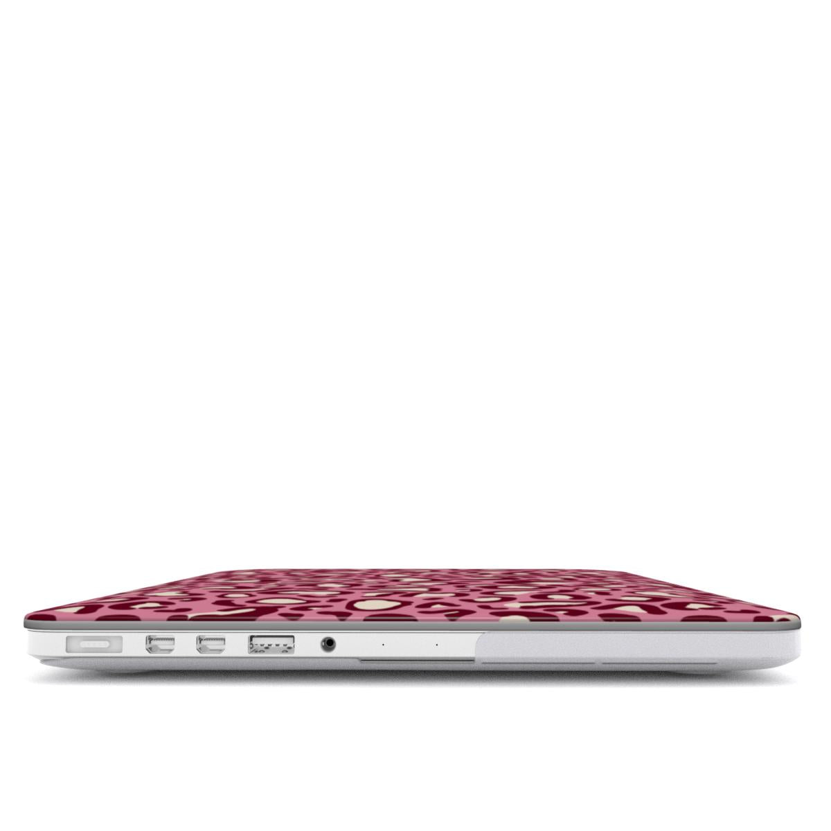 Leo Tones - Burgundy & Pink - MacBook Case