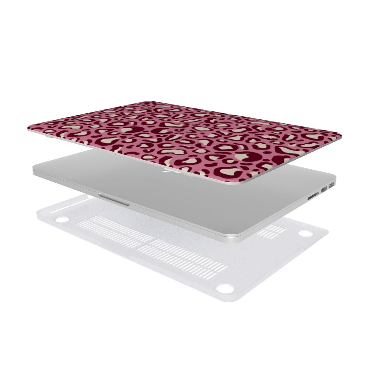 Leo Tones - Burgundy & Pink - MacBook Case