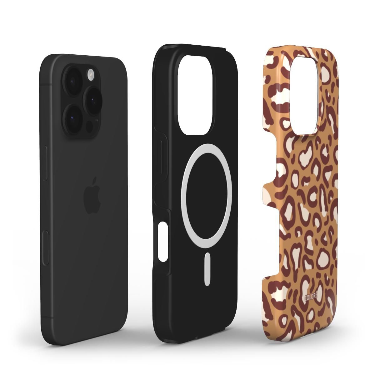 Leo Tones - Camel & Brown - MagSafe Tough Phone Case