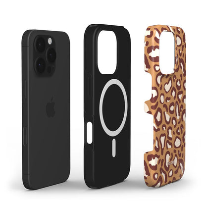 Leo Tones - Camel & Brown - MagSafe Tough Phone Case