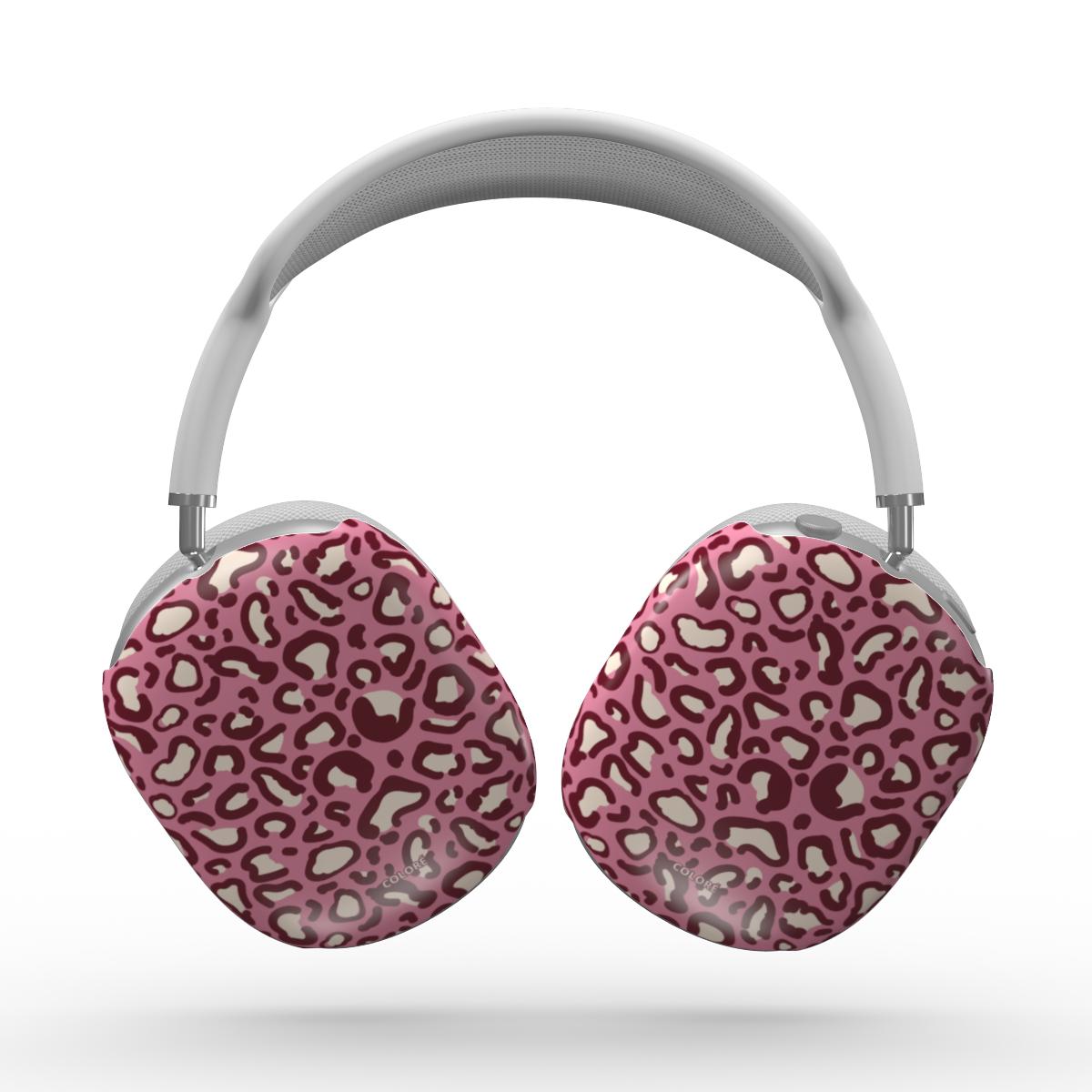 Leo Tones - Burgundy & Pink - Apple AirPods Max Tough Case