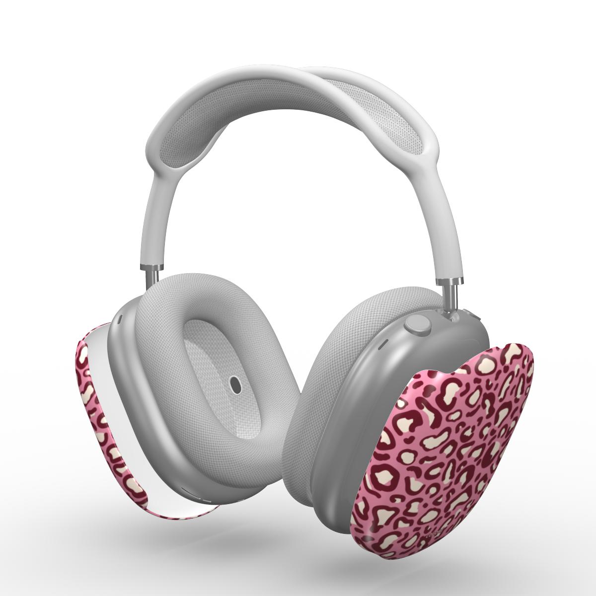 Leo Tones - Burgundy & Pink - Apple AirPods Max Tough Case