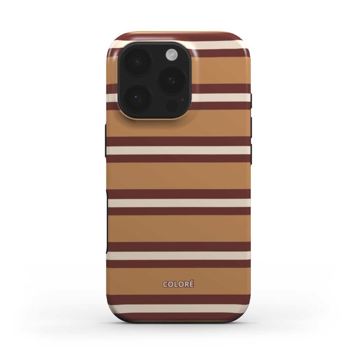 Nordic Layer - Camel & Brown - Tough Phone Case Nordic Layers Brown Phone Tough Case