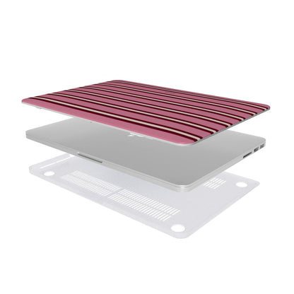 Nordic Layers - Burgundy & Pink - MacBook Case