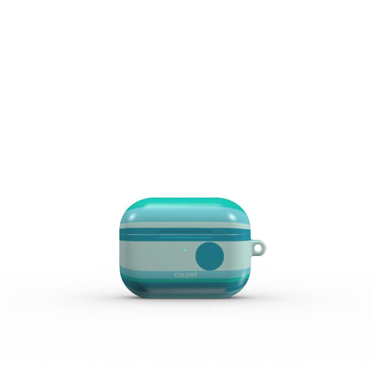 Center Stage - Verde & Azul - Capa para AirPods