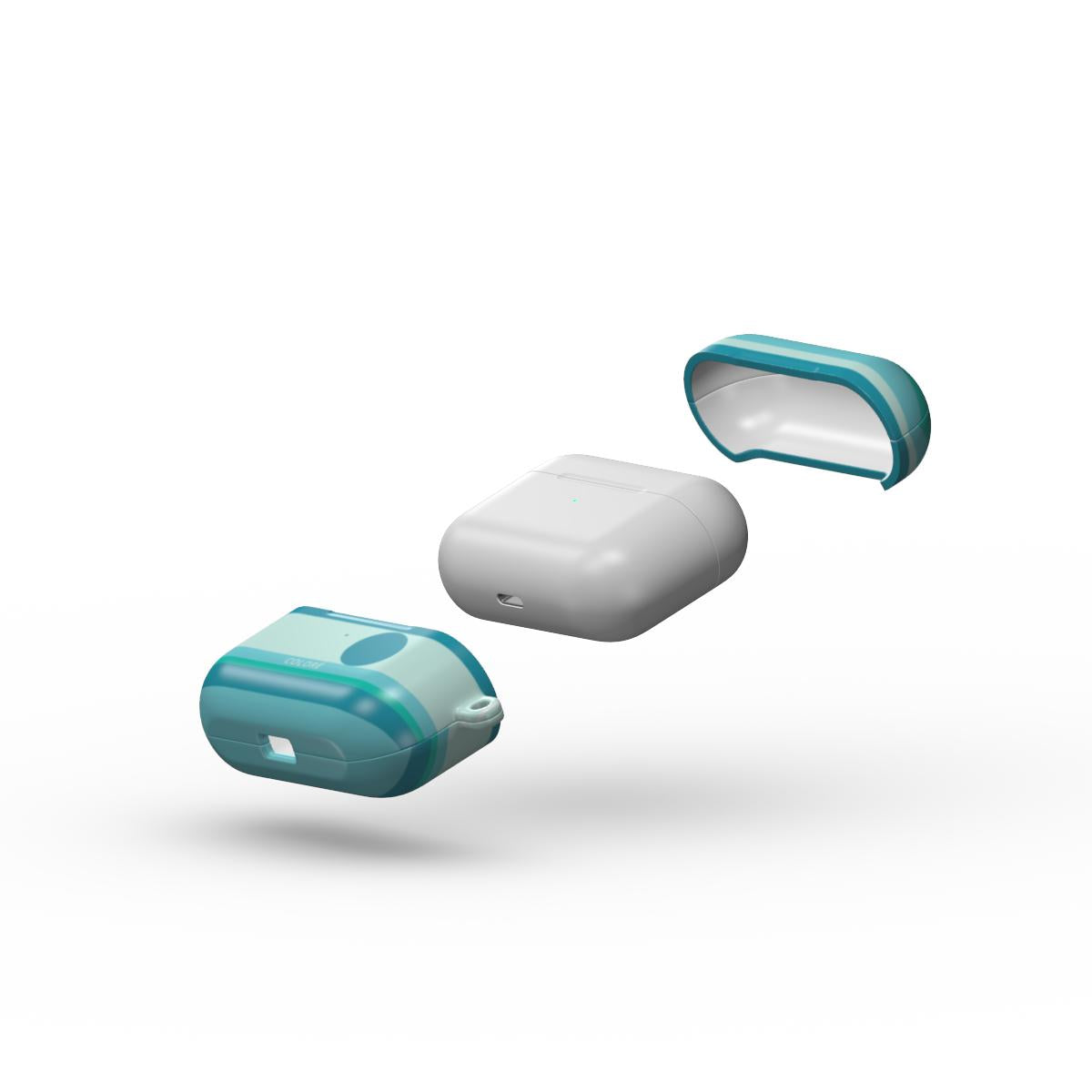 Center Stage - Green & Blue - Airpods Case