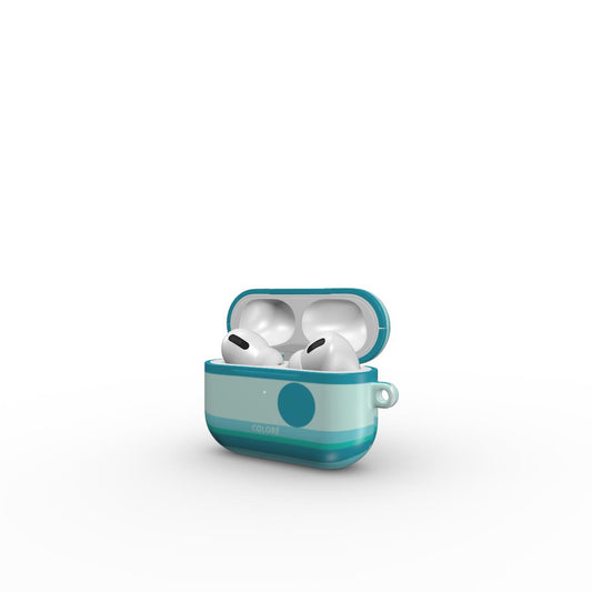Center Stage - Green & Blue - Airpods Case Center Stage Airpods Case