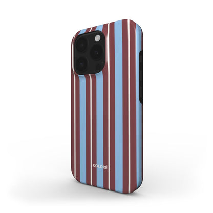Vertical Flow - Brown & Blue - Tough Phone Case