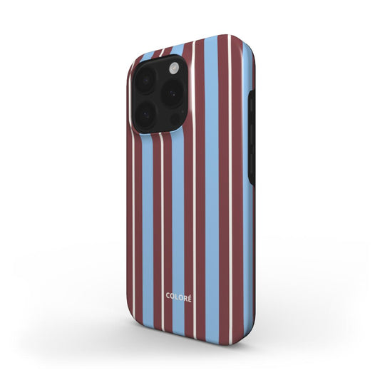 Vertical Flow - Brown & Blue - Tough Phone Case