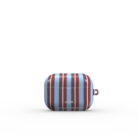 Vertical Flow  - Brown & Blue - Airpods Case