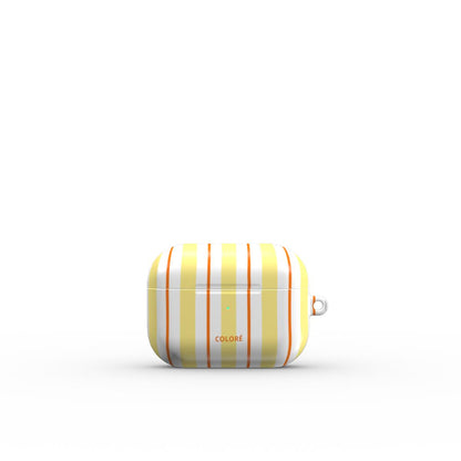Vertical Flow - Yellow & Orange - Airpods Case