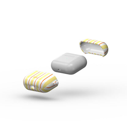 Vertical Flow - Yellow & Orange - Airpods Case