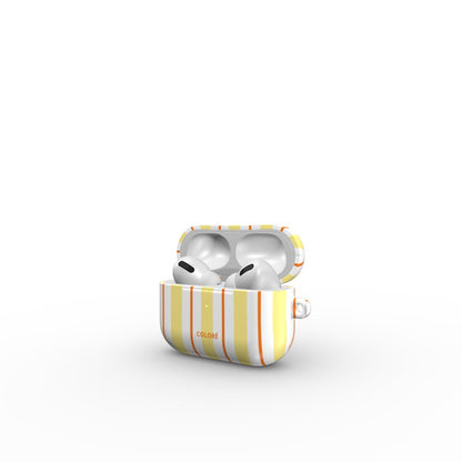 Vertical Flow - Yellow & Orange - Airpods Case