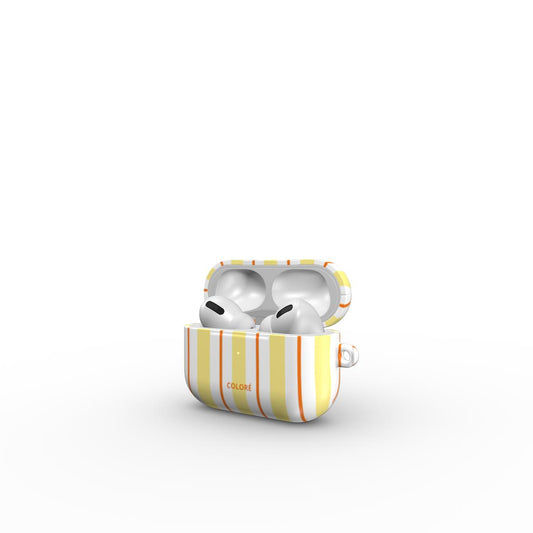 Vertical Flow - Yellow & Orange - Airpods Case