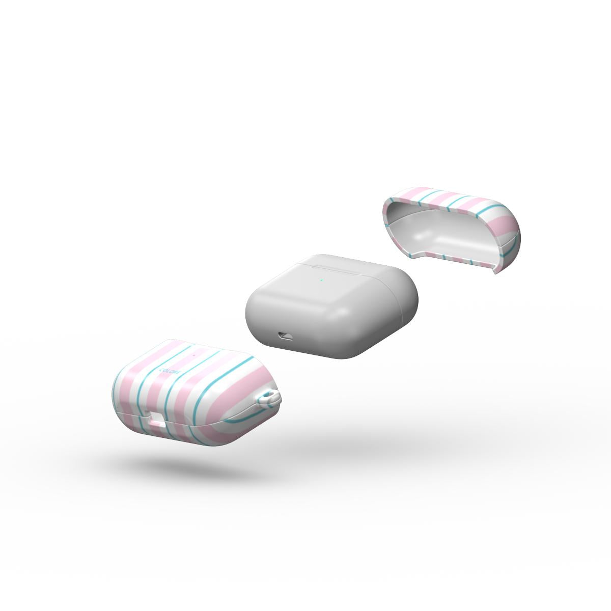 Vertical Flow - Pink & Blue - Airpods Case