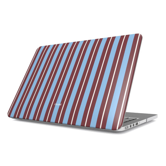 Vertical Flow - Brown & Blue - MacBook Case