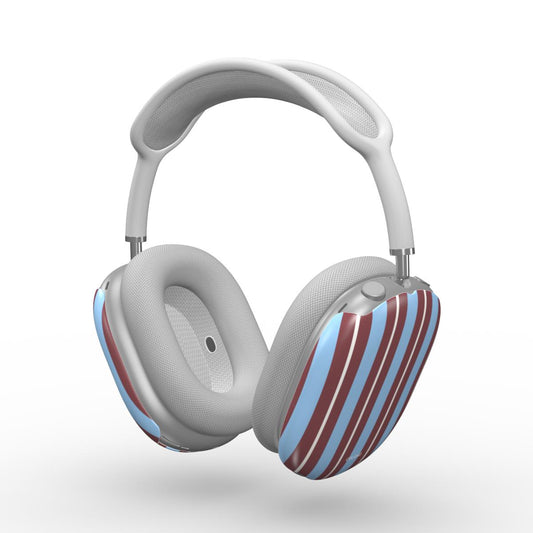 Vertical Flow - Brown & Blue - Apple AirPods Max Tough Case