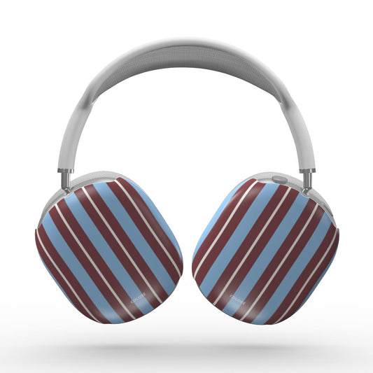 Vertical Flow - Brown & Blue - Apple AirPods Max Tough Case