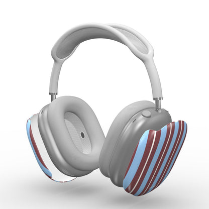 Vertical Flow - Brown & Blue - Apple AirPods Max Tough Case