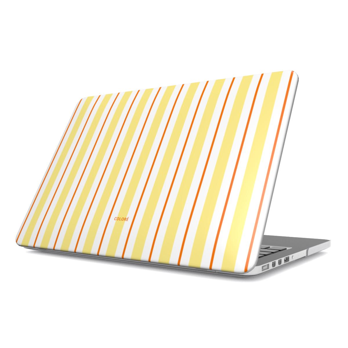 Vertical Flow - Yellow & Orange - MacBook Case