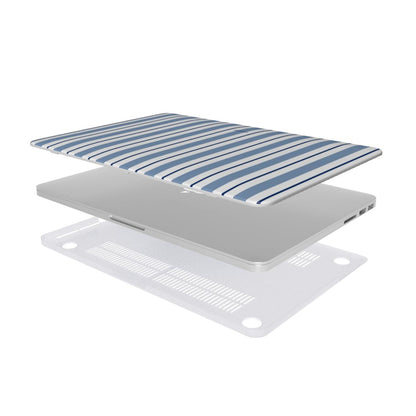 Vertical Flow - Blue - MacBook Case