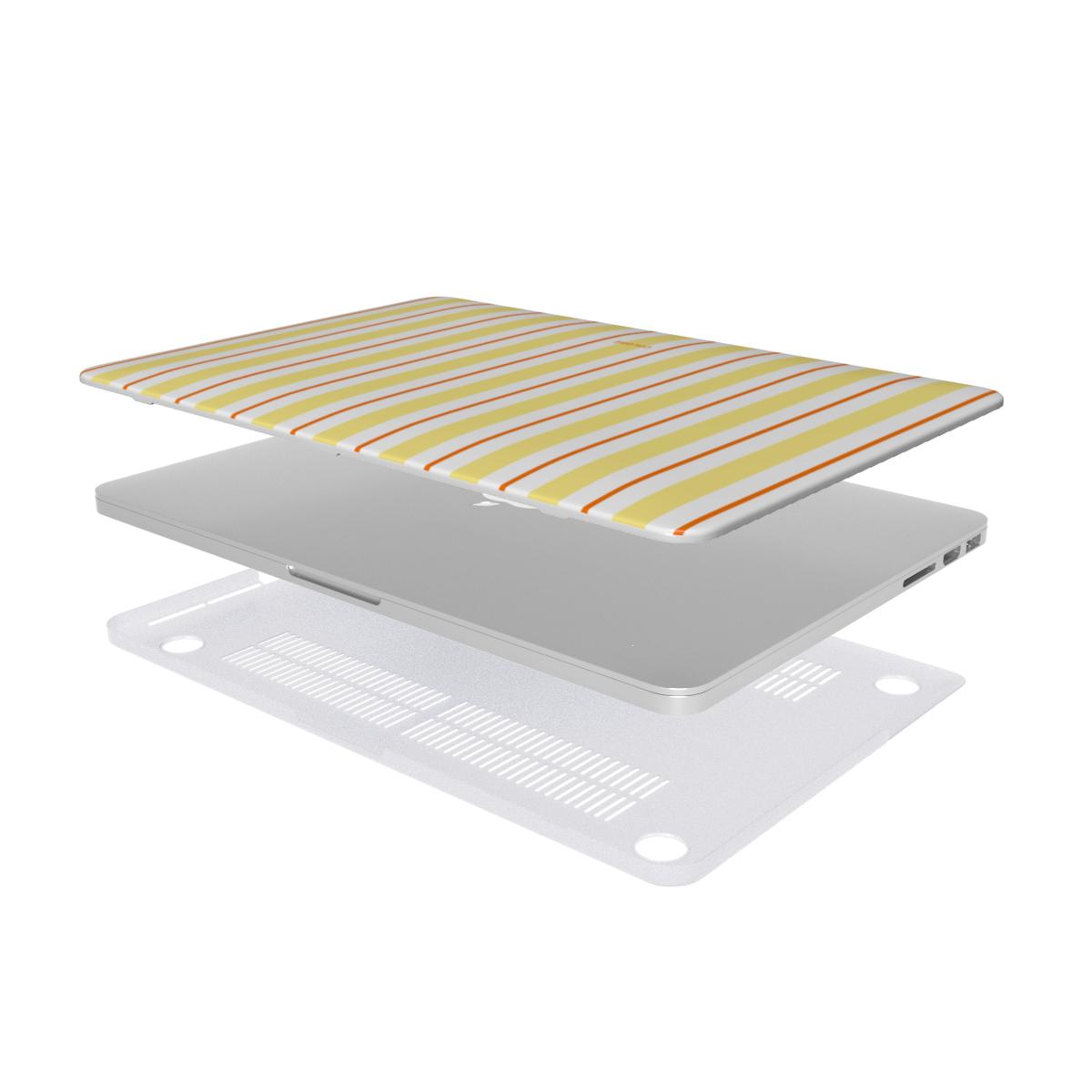 Vertical Flow - Yellow & Orange - MacBook Case