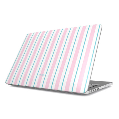 Vertical Flow - Pink & Blue - MacBook Case