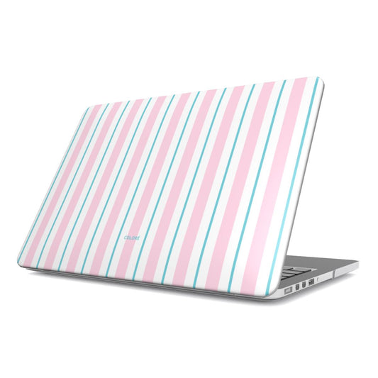 Vertical Flow - Pink & Blue - MacBook Case
