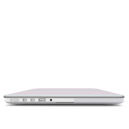Vertical Flow - Pink & Blue - MacBook Case