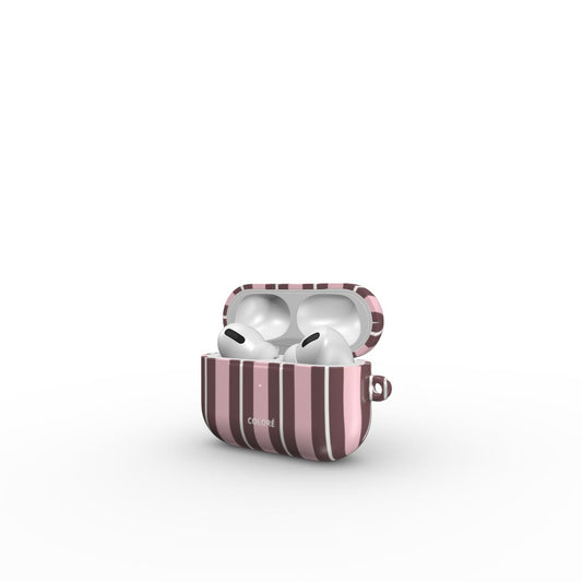 Vertical Flow - Brown & Pink - Airpods Case