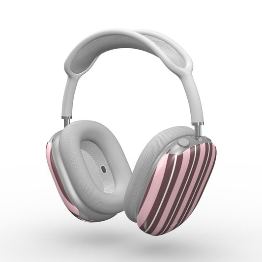 Vertical Flow - Brown & Pink - Apple AirPods Max Tough Case