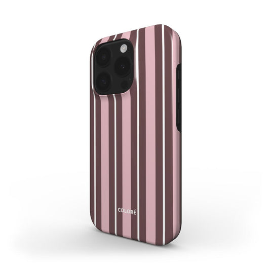 Vertical Flow - Brown & Pink  - Tough Phone Case Phone Tough Case