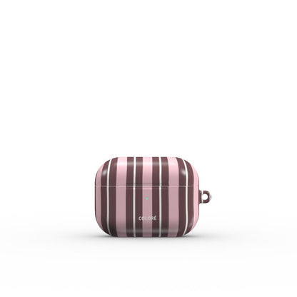 Vertical Flow - Brown & Pink - Airpods Case