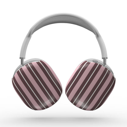 Vertical Flow - Brown & Pink - Apple AirPods Max Tough Case