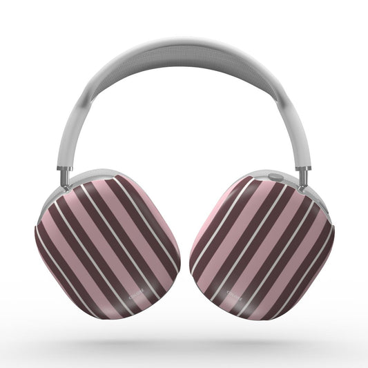 Vertical Flow - Castanho & Rosa - Capa Resistente para Apple AirPods Max