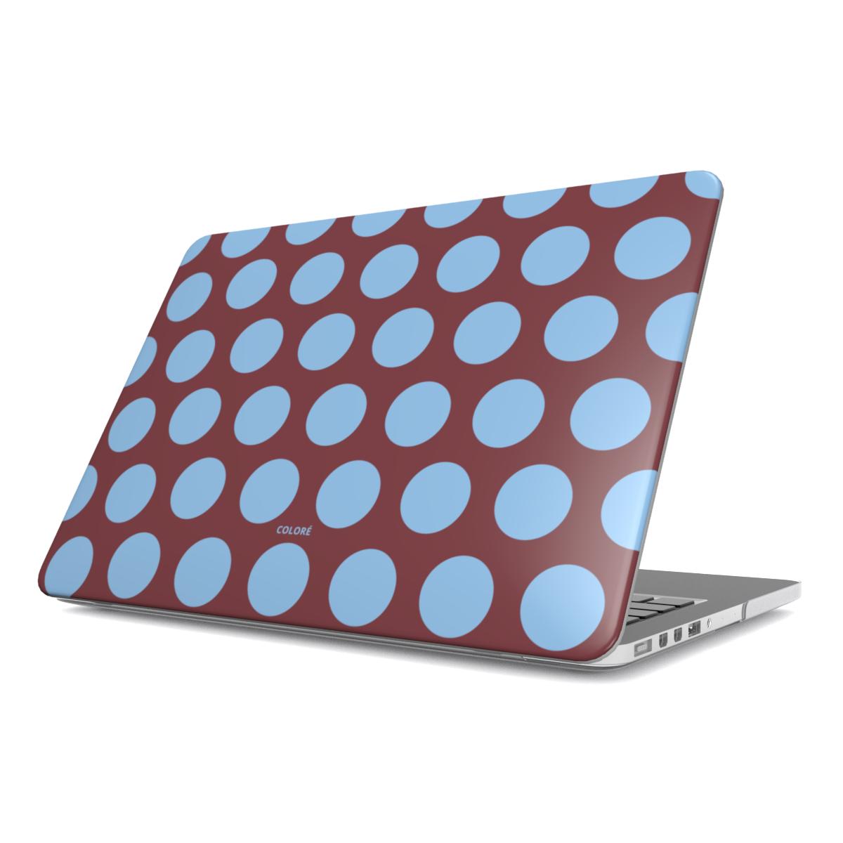 Scoop - Castanho & Azul - Capa para MacBook