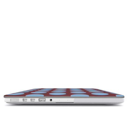 Scoop - Castanho & Azul - Capa para MacBook