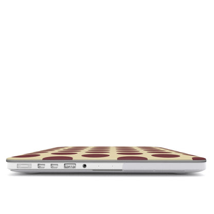 Scoop - Amarelo Manteiga & Castanho - Capa para MacBook