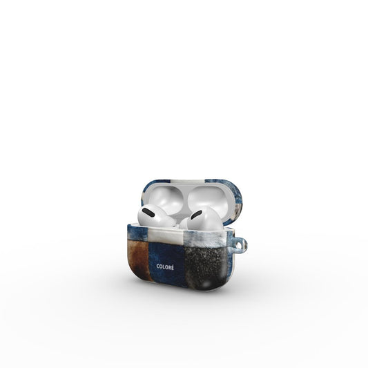 Cowfolk Code - Denim Patchwork - Airpods Case AirPods Case