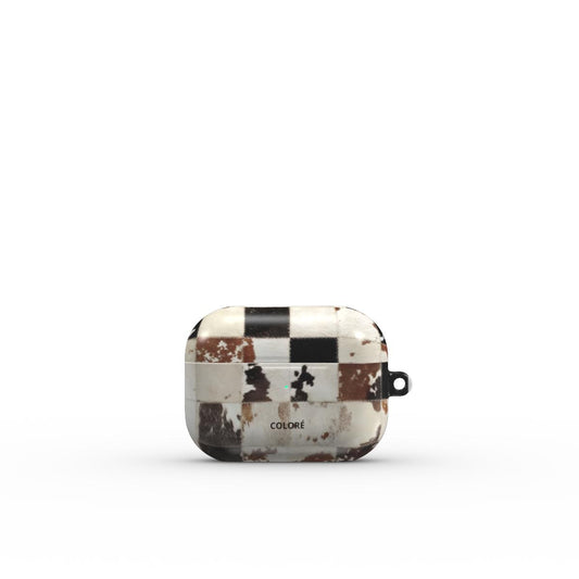 Cowfolk Code - Patchwork efeito Pele - Capa para AirPods