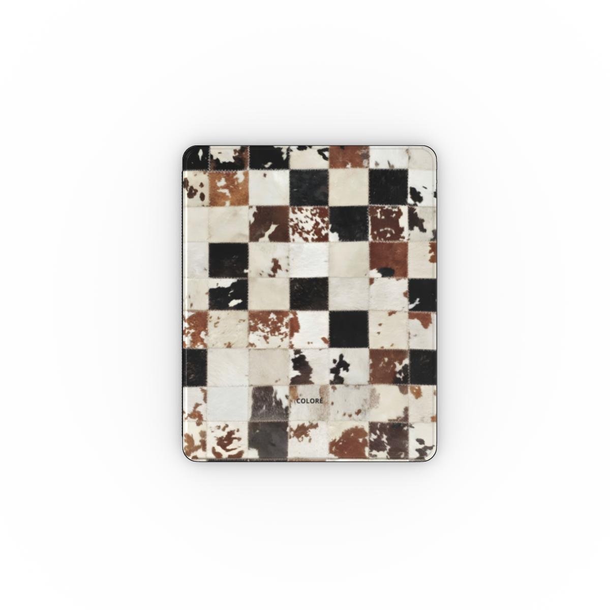 Cowfolk Code - Leather Patchwork - Apple iPad Case iPad Case