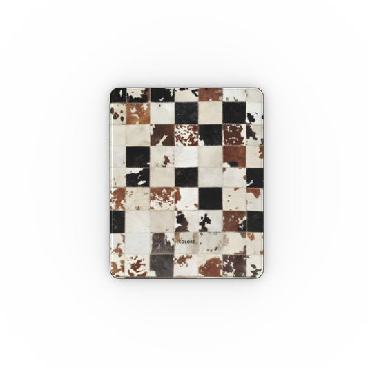 Cowfolk Code - Leather Patchwork - Apple iPad Case iPad Case
