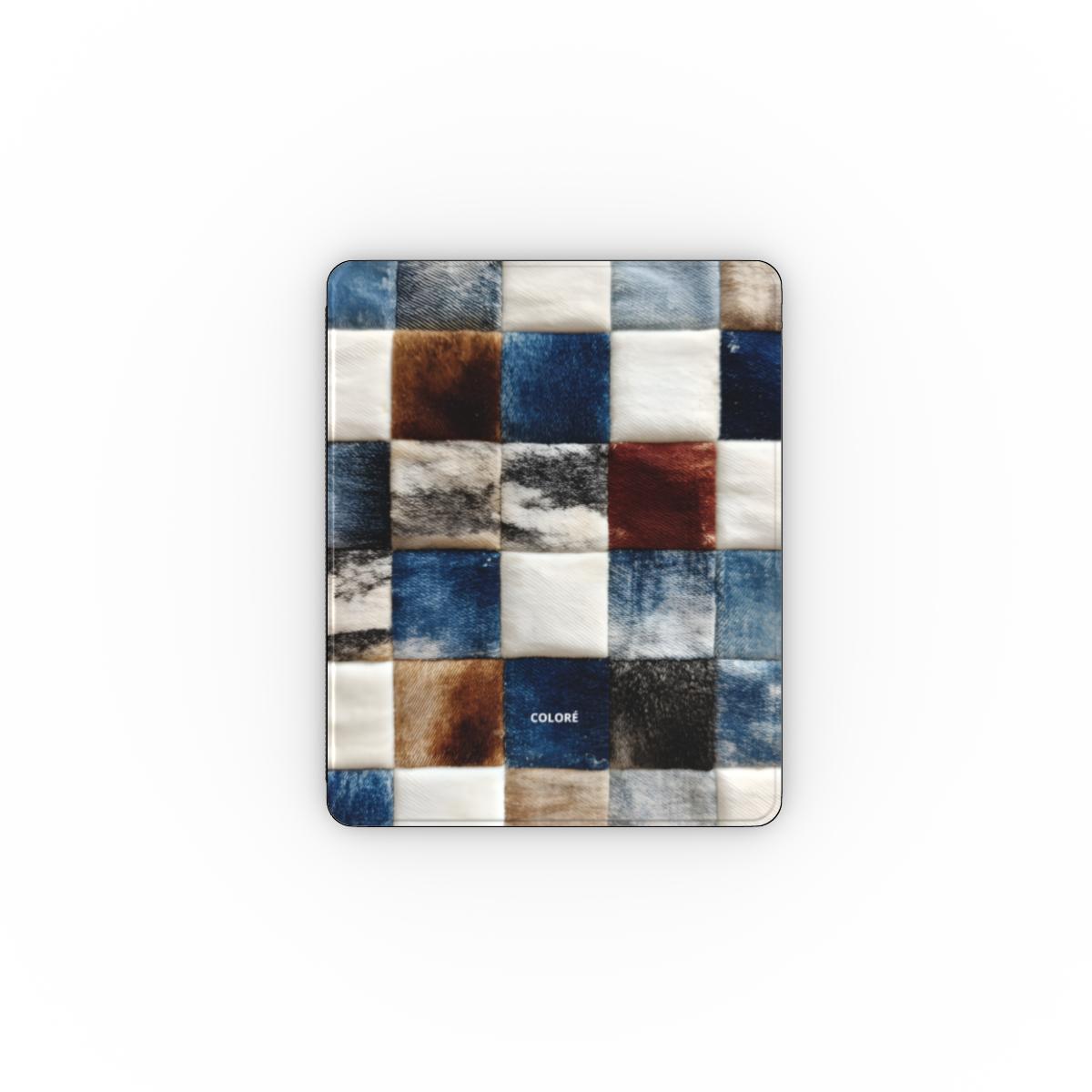 Cowfolk Code - Denim Patchwork - Apple iPad Case iPad Case