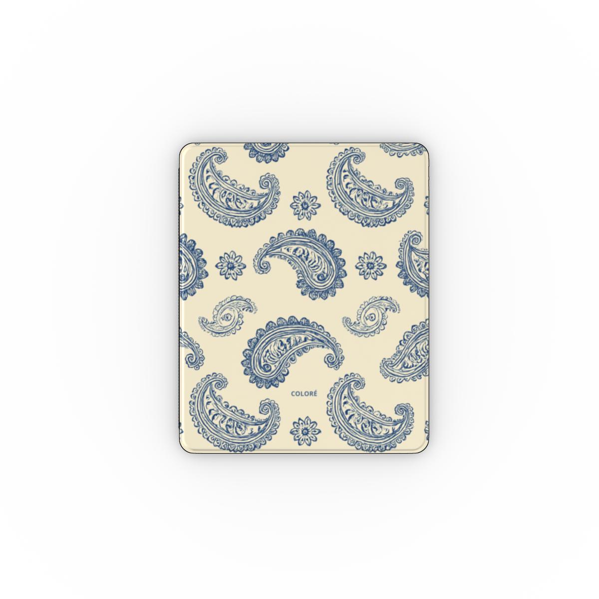 Bandana Code - Beige & Blue- Apple iPad Case iPad Case