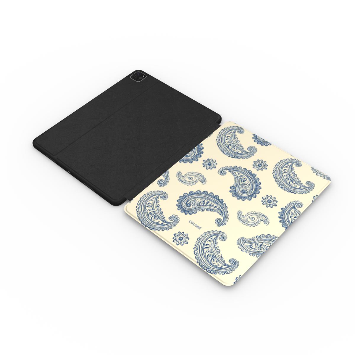 Bandana Code - Bege & Azul - Capa para Apple iPad